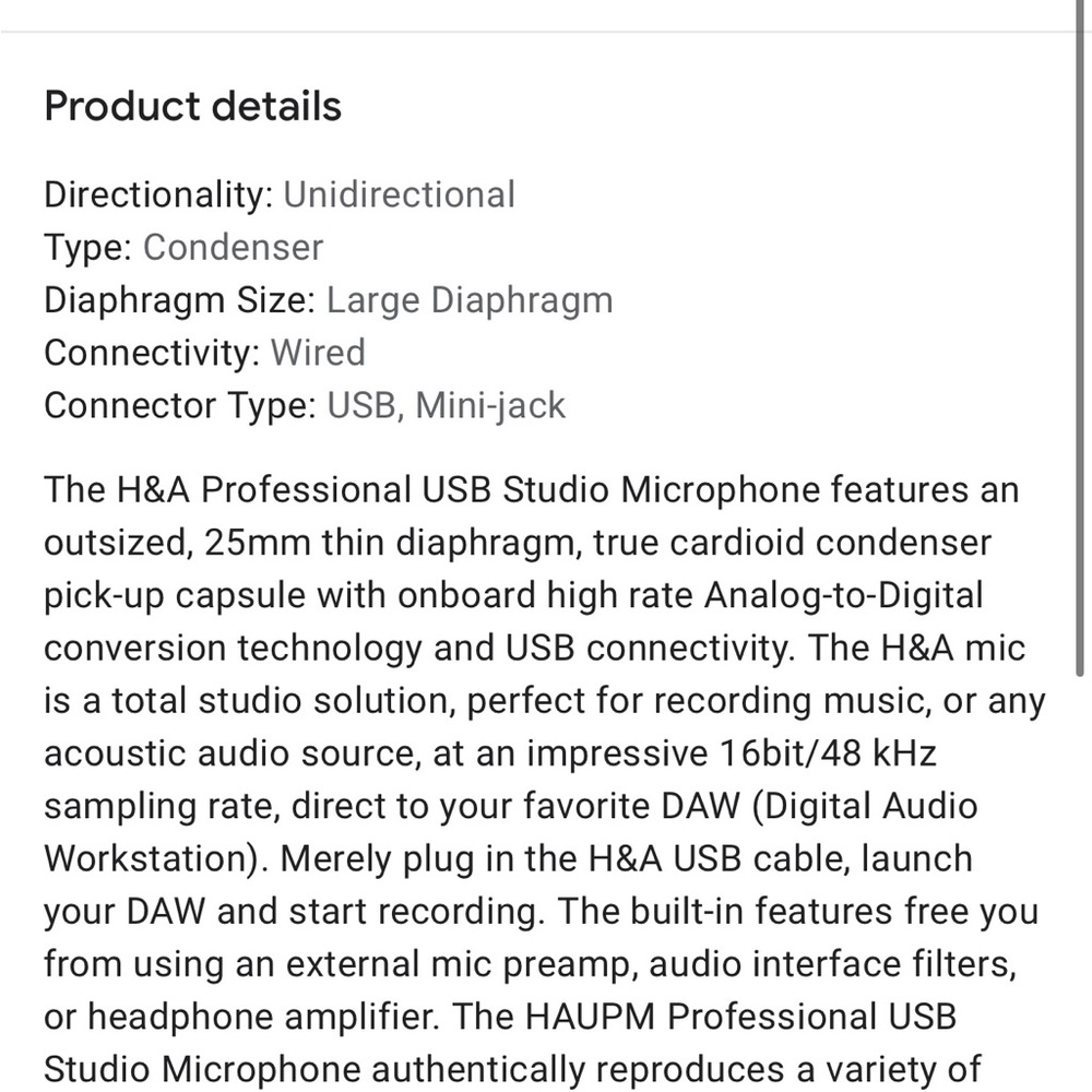 Professional Microphone - Picture 4 of 10
